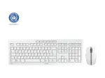CHERRY Stream Desktop belaidis klaviatūros ir pelės rinkinys, RF Wireless, QWERTZ, baltas