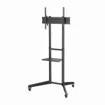 Sbox FS-400 Black &ndash; mobilus televizoriaus stovas grindims
