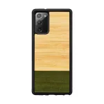Apsauginis dėklas telefonui Man and Wood Galaxy Note 20 &ndash; bambuko mi&scaron;ko juoda