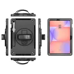 eSTUFF OHIO Defender dėklas, skirtas Samsung Galaxy Tab S10 Lite/S10 FE/S9 FE/S9, juodas (ES68105002-BULK)