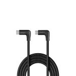 Lindy 32024 USB 3.2 laidas Type-C į Type-C, 2 x 90&deg; kampu, 1,5 m