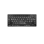 Logickeyboard Universal Bluetooth klaviatūra LKB-LPWB-BTPC-DE QWERTZ voki&scaron;ka juoda