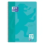 Oxford TOUCH ra&scaron;ymo sąsiuvinis A4+ 80 lapų, Aqua spalva