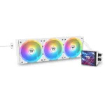Skysčio au&scaron;intuvas THERMALTAKE MAGFloe 420 Ultra ARGB su 140 mm ventiliatoriais, 500&ndash;2000 RPM, baltas