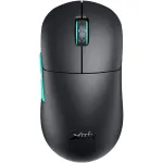 Xtrfy M8 belaidė/laidinė žaidimų pelė 400-26000 CPI žemas priekis itin lengva unikali (M8W-BLACK)