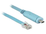 Serijinis kabelis DeLOCK 63914 USB Type-C &ndash; RJ45 3 m mėlynas