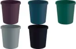 helit the green german helit H6405825 popieriaus &scaron;iuk&scaron;lių krep&scaron;ys, 18 L, raudonas, apvalus
