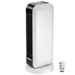 Unold 86430 keraminis ventiliatorinis &scaron;ildytuvas 2000 W, juodas/baltas