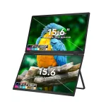 Extralink Smart Life Ultralekkie 15.6 2-EKRANŲ Monitorius Ne&scaron;iojamiesiems Kompiuteriams T01