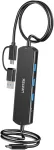 KVM Hub Unitek U1344ABK01 &mdash; 10 Gbps, perjungimas tarp 2 &scaron;eimininkų, 3&times; USB-A prievadai