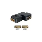 HDMI adapteris DeLOCK 65078 90&deg; kairėn juodas