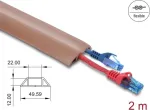 Kabelių mova DELOCK 20764 Ruda PVC 1 vnt.