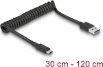 USB laidas DeLOCK 85349 USB 3.2 Gen 2 1.2 m USB A USB C juodas