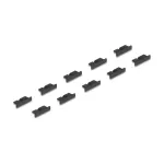 DeLOCK 64243 ki&scaron;tukinis apsauginis dangtelis USB Micro-B juodas 10 vnt.
