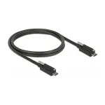 USB kabelis DeLOCK 83719 USB 3.2 Gen 2 1 m USB-C juodas