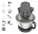 Virtuvinis kombainas Kenwood KHC30.070GY &mdash; 1000 W, 4,3 l nerūdijančio plieno dubuo, sukamoji reguliavimo rankenėlė, pilka