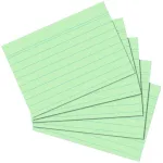 Herlitz 1150655 žalios kortelės 100 lapų 1 vnt.