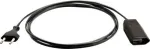 Prailginimo laidas AS Schwabe 50132, 3 m, 2,5 A, juodas