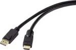 Renkforce RF-4581870 HDMI laidas 10 m HDMI A tipo (standartinis) juodas (RF-4581870)