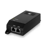 ACT AC4438 PoE+ Gigabit injektorius, 10/100/1000 Mbit/s, IEEE 802.3/802.3ab/802.3af/802.3at/802.3u, 30 V, 100-240 V, juodas