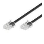 Goobay ISDN modulinis jungiamasis kabelis 50256, RJ45 (8P4C) &ndash; RJ45 (8P4C), 6 m, juodas