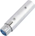 Garso adapteris Omnitronic XLR 3 kontaktų moteri&scaron;kas į XLR 5 kontaktų vyri&scaron;kas 30226577