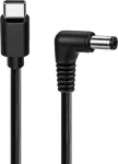 Goobay USB-C į DC laidas 5 V/3 A 1 m - USB 3.1 ki&scaron;tukas Type C > DC ki&scaron;tukas 5,50 x 2,10 mm (78972)