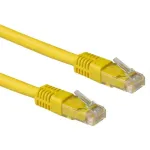 ACT Yellow 5 m LSZH U/UTP CAT6A jungiamasis laidas su RJ45 ki&scaron;tukais