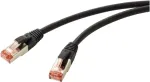 Renkforce RF-5771886 tinklo kabelis juodas 1,5 m Cat6 S/FTP (S-STP) (RF-5771886)