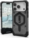 UAG Urban Armor Gear Pathfinder MagSafe Dėklas | Apple iPhone 17 Pro | pelenų (permatoma pilka)/juoda | 114551113140