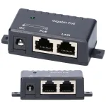 Gigabitinis PoE injektorius Extralink 1 prievadas, 1x 1000 Mb/s RJ45, kubas