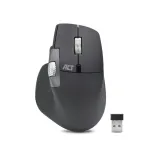 ACT AC5147 belaidė pelė, Bluetooth/USB, tylus paspaudimas, 4800 DPI, pilka