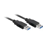Wentronic Goobay USB 3.0 SuperSpeed kabelis, juodas, 3 m - USB 3.0 ki&scaron;tukas (A tipas) > USB 3.0 ki&scaron;tukas (A tipas) (93929)