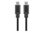 KAB Goobay USB-C&trade; 3.1 Gen 1 laidas, juodas, 2m USB-C&trade; ki&scaron;tukas > USB-C&trade; ki&scaron;tukas