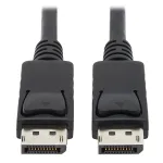 EATON Tripp Lite Series DisplayPort laidas su fiksavimo jungtimis, 4K 60 Hz (M/M), juodas, 10 pėdų (3,05 m)