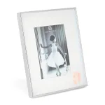 Zilverstad Ballerina 10x15 Metal Portrait Photo Frame with Passe-partout, Silver