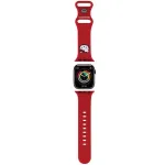 Hello Kitty HKAWMSCHBLR Apple Watch Strap 38/40/41mm Red Silicone Kitty Head