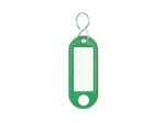 WEDO Jumbo Paper Clip Green 52 mm 21 mm 10 Pieces Plastic-Coated Steel
