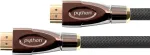 PYTHON High-Speed HDMI with Ethernet kabelis 4K2K/UHD, auksuoti kontaktai, OFC, nailono pynė, juodas, 1 m, PYTHON serija (GC-M0015)