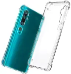 Evelatus Xiaomi Mi Note 10 karinės klasės smūgiams atsparus silikoninis dėklas TPU permatomas