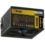 Akyga Ultimate AK-U4-500 ATX maitinimo blokas 500 W, 80 PLUS Bronze, aktyvus PFC, 120 mm ventiliatorius