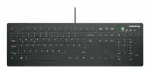 CHERRY Contour Design Active Key AK-C8112 pilno dydžio laidinė USB klaviatūra, žirkliniai jungikliai, QWERTZ i&scaron;dėstymas, juoda