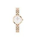 DANIEL WELLINGTON Petite Lumine Moteri&scaron;kas Laikrodis 22mm Rožinis Auksas Nerūdijančio Plieno Tinklelis DW00100717