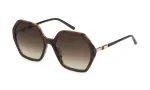 ESCADA Moteri&scaron;ki Akiniai nuo Saulės SESD47-5709YV Drugelis/Katinėlis Havana/Ruda Gradient 57mm