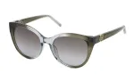 ESCADA Women's SESD87-550C44 Butterfly Sunglasses - Brown Havana, Gradient Brown Lens, 55/20/140 mm