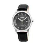 Wenger Urban Classic Chrono vyri&scaron;kas kvarcinis laikrodis, 42 mm nerūdijančio plieno korpusas, mėlynas ciferblatas, ruda odinė apyrankė