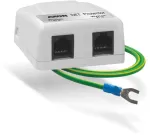 AXON NET PROTECTOR Apsauga nuo vir&scaron;įtampių Gigabit Ethernet, RJ45, 8 laidų apsauga, montuojamas ant sienos, metalinis korpusas