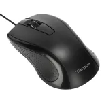 Targus AMU81AMGL pelė biuro darbui, ambidekstrinė, USB Type-A, optinė, 1000 DPI
