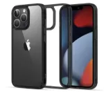 iLike Apple iPhone 13 Pro Max Fusion Case Hard Cover with Gel Frame Transparent Black