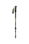 Escape Poles Carbon XT Tour ai GABEL - 3-Section Carbon Trekking Pole, 66-142 cm, 218g, Black/Red/Yellow